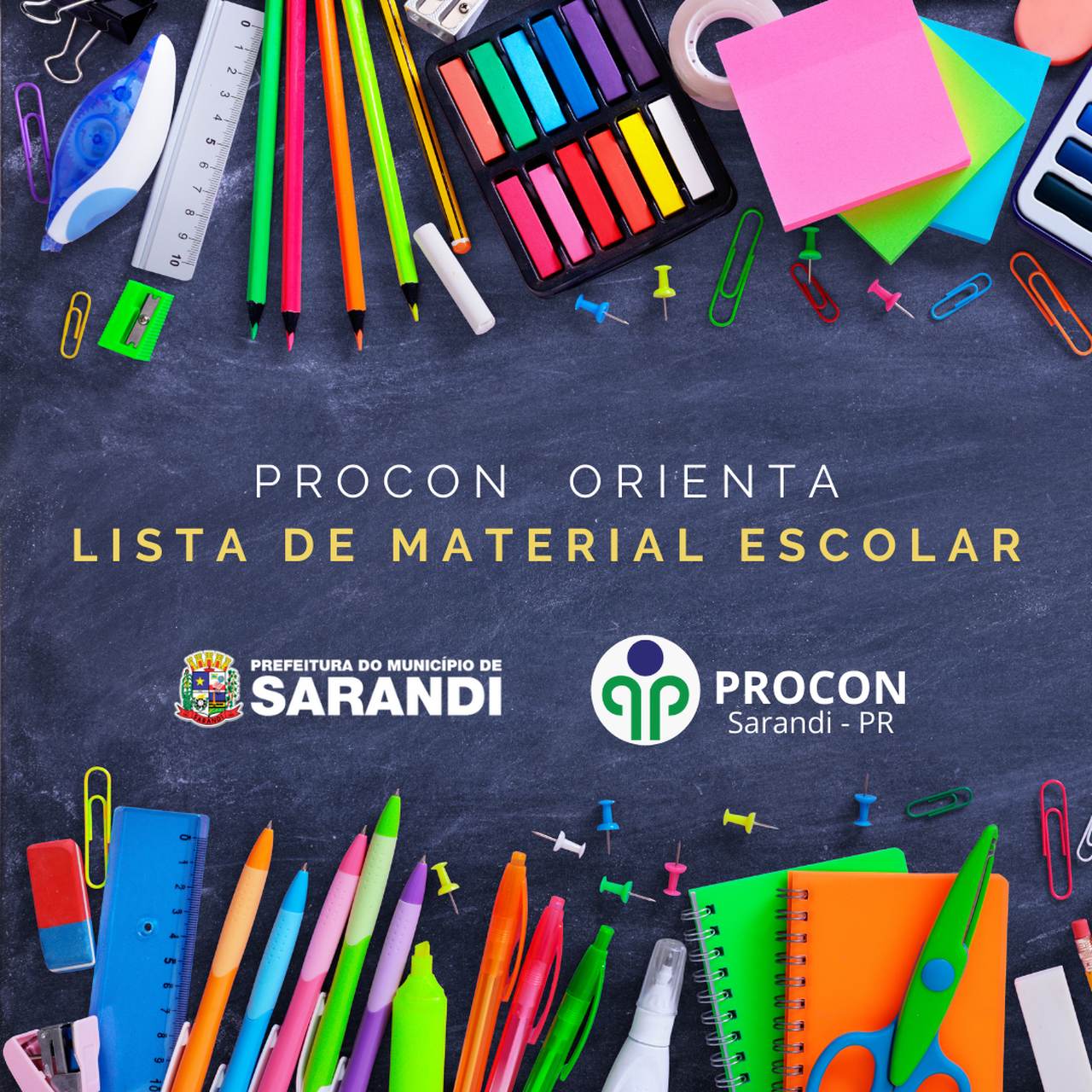 PROCON Orienta: Lista de Material Escolar